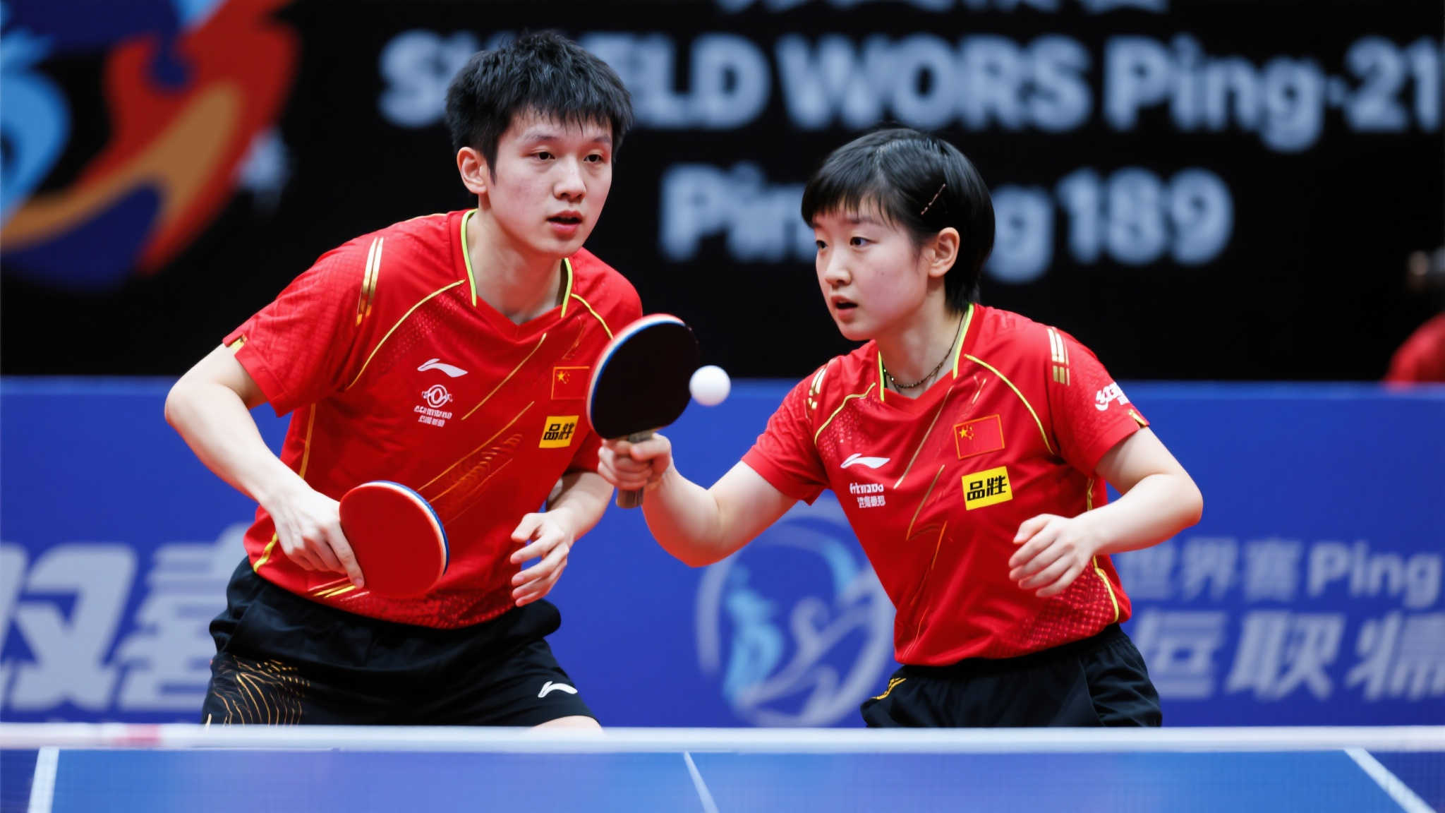 王楚钦/孙颖莎因对手退赛不战而胜,晋级世乒赛混双八强 王楚钦/孙颖莎因对手退赛不战而胜,晋级世乒赛混双八强